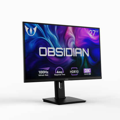 Obsidian 27" 100Hz 2K 1440p QHD IPS Monitor