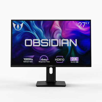 Obsidian 27" 100Hz 2K 1440p QHD IPS Monitor