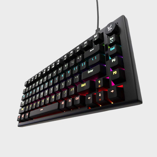 Hive All Black RGB Wired Gaming Keyboard Kreo