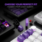 Hive Full-Size Black - Purple Wired Gaming Keyboard