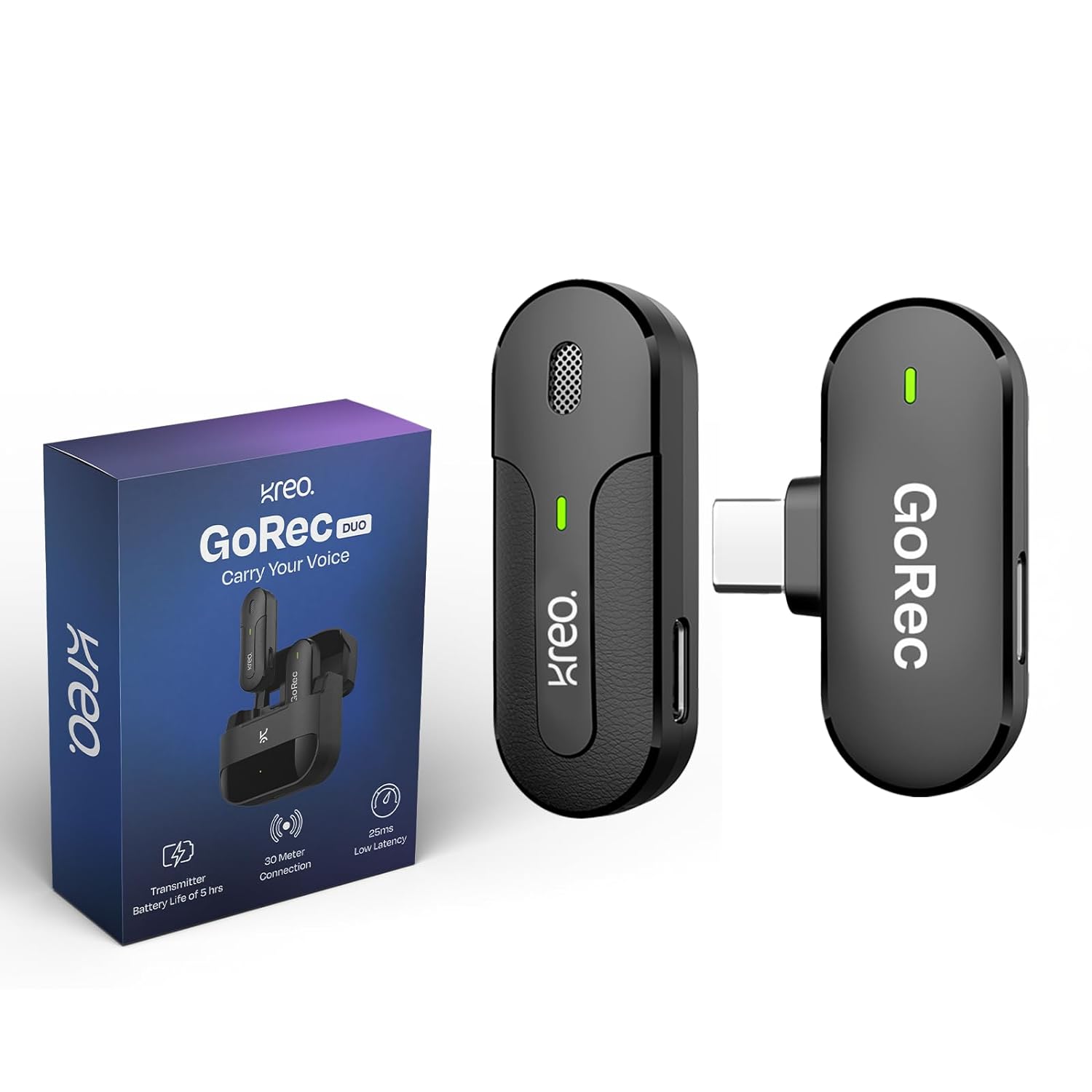 GoRec Professional Wireless Mic Kreo