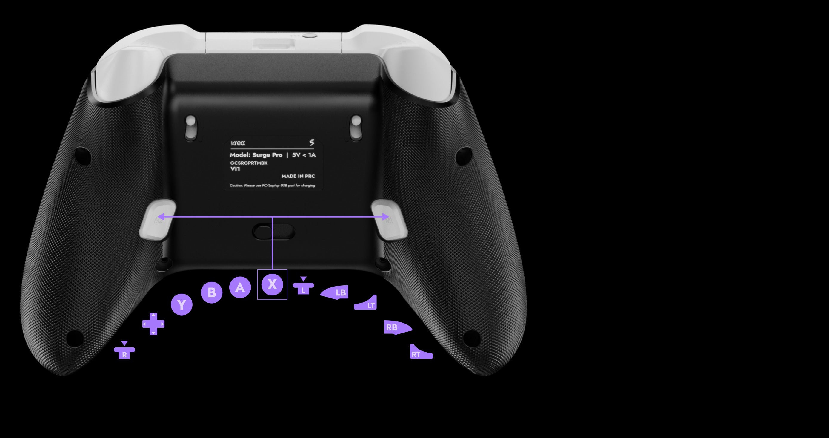 Dual Mappable Back Buttons