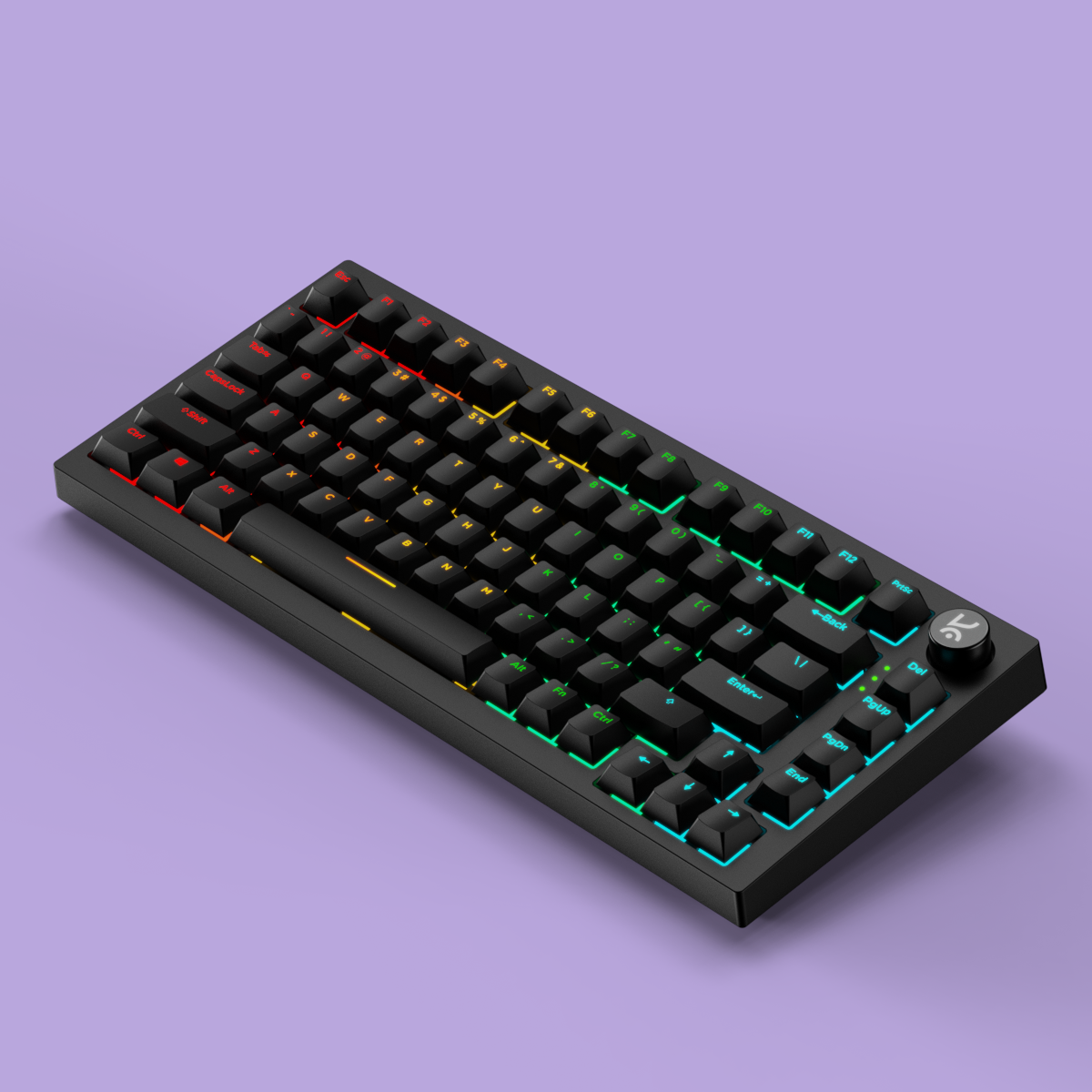 Swarm X All Black Wireless Gaming Keyboard