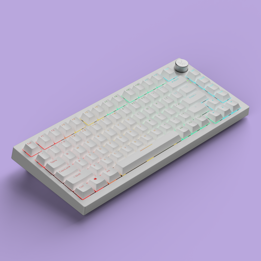 Swarm X All White Wireless Gaming Keyboard