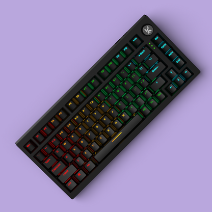 Swarm X All Black Wireless Gaming Keyboard