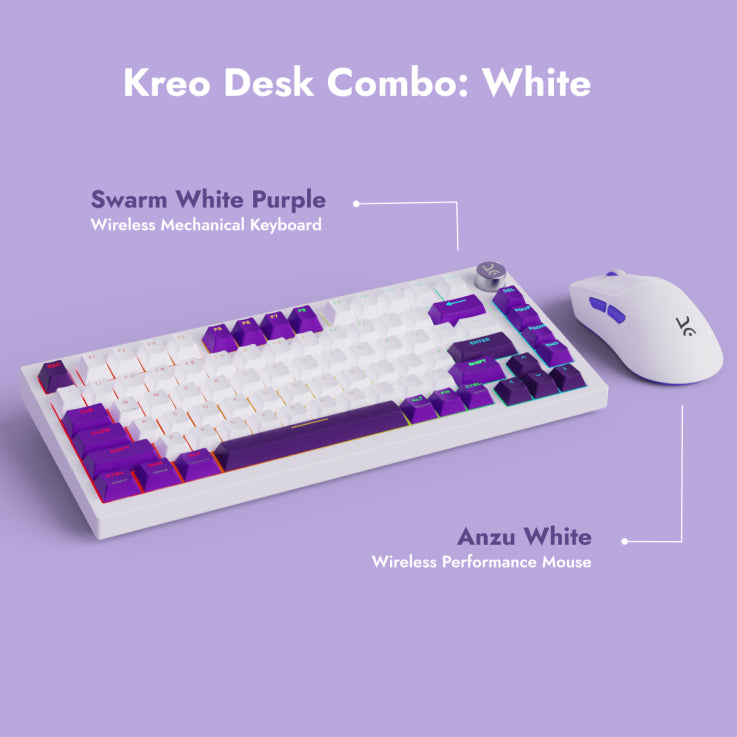 Kreo Desk Combo: White